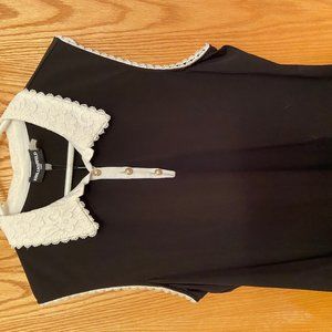 Karl Lagerfeld 4 Button Collar Blouse